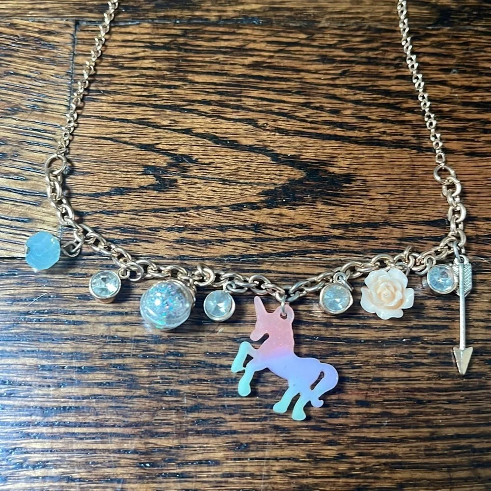 Two charm necklaces for little girl